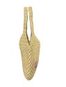 Lancel A13415 - RAPHIA ET CUIR - NATURE shopper summer mania de lancel sac-a-main-shopping-toile-ou-cuir