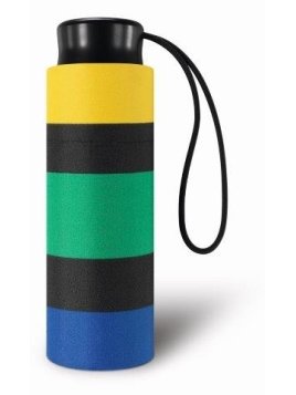 Parapluie ESPRIT 43382 - POLYESTER - NOIR/VERT/JA parapluie mini manule multicolor stripe pliant f