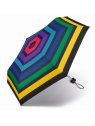 Parapluie ESPRIT 43382 - POLYESTER - NOIR/VERT/JA parapluie mini manule multicolor stripe petite-maroquinerie
