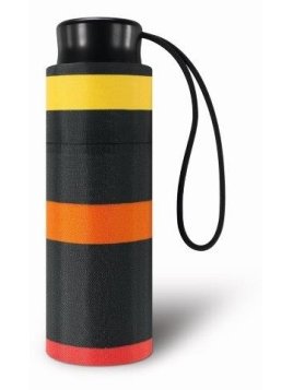 Parapluie ESPRIT 43382 - POLYESTER - NOIR/JAUNE/O parapluie mini manule multicolor stripe Petite maroquinerie