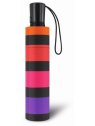 Parapluie ESPRIT 46852 - POLYESTER - NOIR/ORANGE parapluie pliant auto multicolor stripe petite-maroquinerie