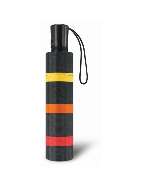 Parapluie ESPRIT 46852 - POLYESTER - NOIR/JAUNE/O parapluie pliant auto multicolor stripe petite-maroquinerie