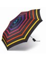 Parapluie ESPRIT 46852 - POLYESTER - NOIR/JAUNE/O parapluie pliant auto multicolor stripe petite-maroquinerie