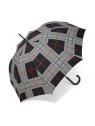 Parapluie ESPRIT 41059 - POLYESTER - ECOSSAIS GRI parapluie long automatique clan canne-mixte
