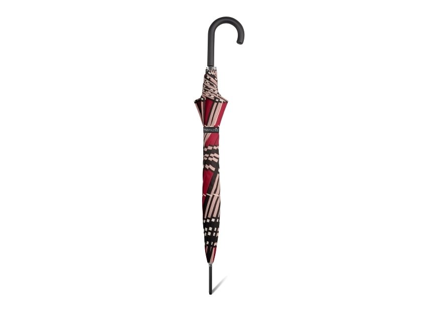 Parapluie ESPRIT 41059 - POLYESTER - ECOSSAIS ROU parapluie long automatique clan Petite maroquinerie