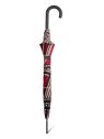 Parapluie ESPRIT 41059 - POLYESTER - ECOSSAIS ROU parapluie long automatique clan canne-mixte