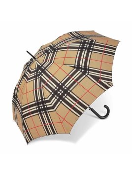 Parapluie ESPRIT 41059 - POLYESTER - ECOSSAIS BEI parapluie long automatique clan canne mixte