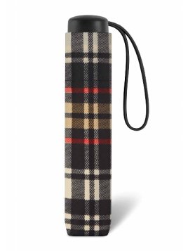 Parapluie ESPRIT 42059 - POLYESTER - ECOSSAIS NOI parapluie pliant manuel clan Petite maroquinerie