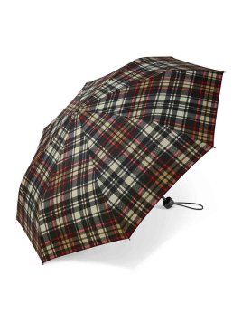 Parapluie ESPRIT 42059 - POLYESTER - ECOSSAIS NOI parapluie pliant manuel clan Petite maroquinerie