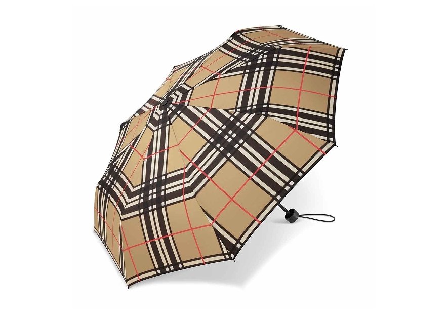 Parapluie ESPRIT 42059 - POLYESTER - ECOSSAIS BEI parapluie pliant manuel clan Petite maroquinerie