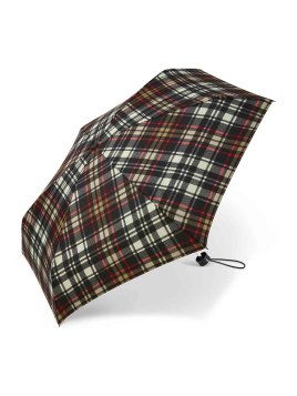 Parapluie ESPRIT 43359 - POLYESTER - ECOSSAIS NOI parapluie pliant mini manuel clan Petite maroquinerie