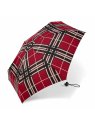 Parapluie ESPRIT 43359 - POLYESTER - ECOSSAIS ROU parapluie pliant mini manuel clan pliant-mixte