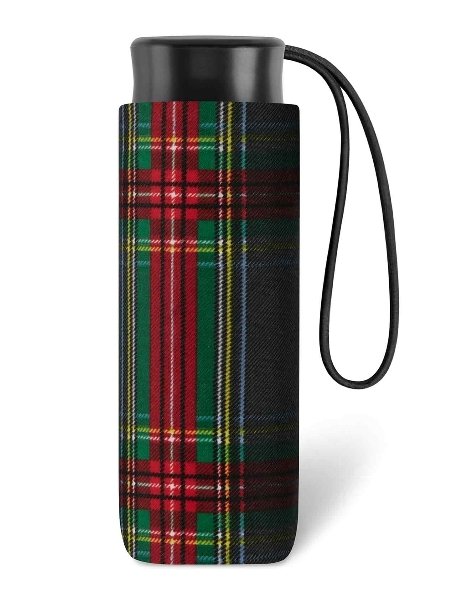 Parapluie ESPRIT 43359 - POLYESTER - ECOSSAIS NOI parapluie pliant mini manuel clan Petite maroquinerie