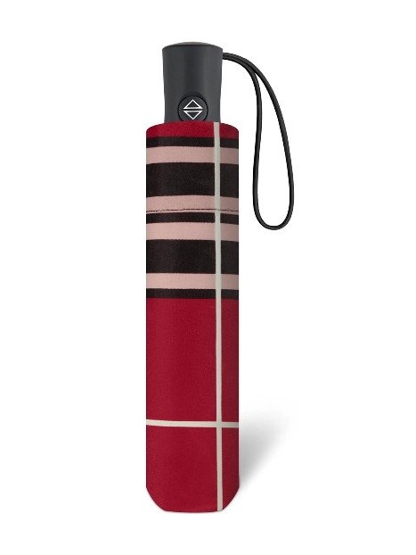Parapluie ESPRIT 46859 - POLYESTER - ECOSSAIS ROU parapluie pliant automatique clan Petite maroquinerie