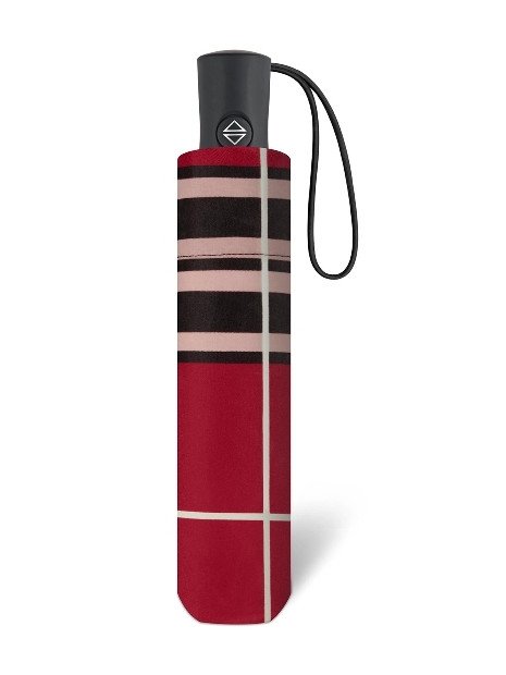 Parapluie ESPRIT 46859 - POLYESTER - ECOSSAIS ROU parapluie pliant automatique clan petite-maroquinerie