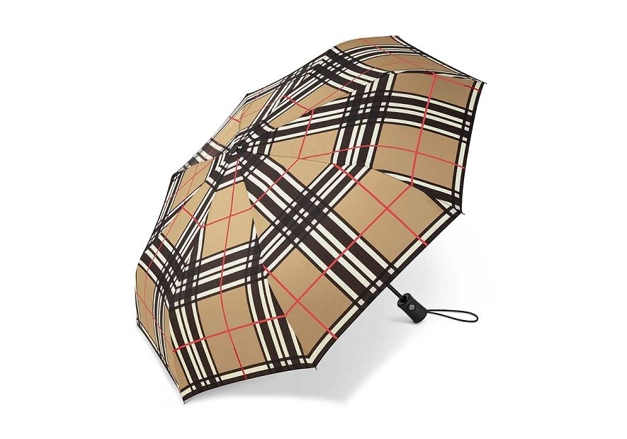 Parapluie ESPRIT 46859 - POLYESTER - ECOSSAIS BEI parapluie pliant automatique clan Petite maroquinerie