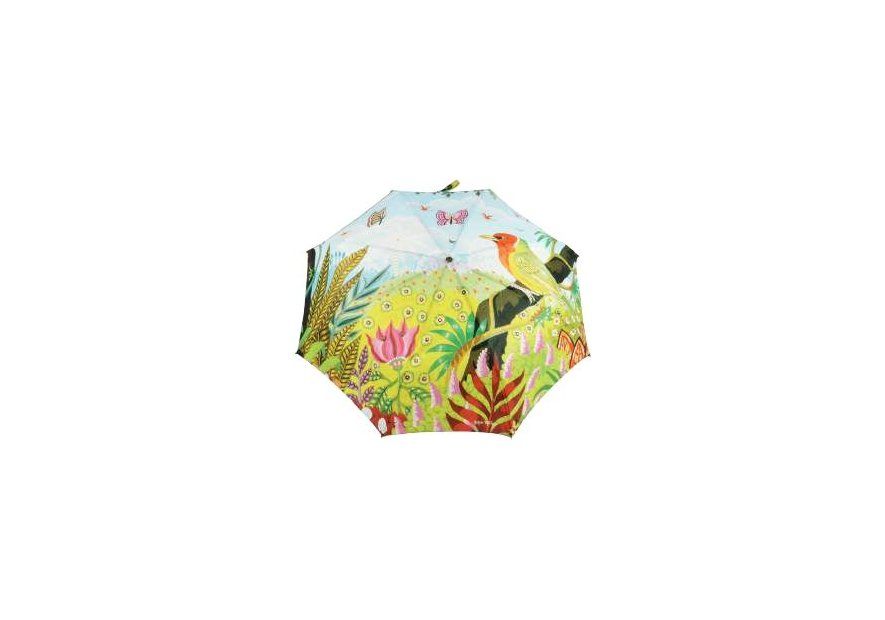 Guy De Jean AT3 - POLYESTER - PERROQUET parapluie pliant femme automatique perroquet Petite maroquinerie
