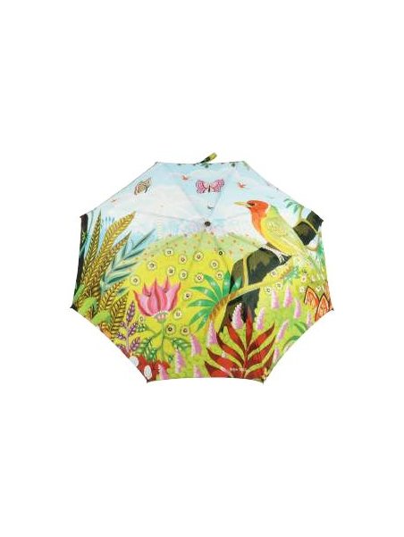Guy De Jean AT3 - POLYESTER - PERROQUET parapluie pliant femme automatique perroquet Petite maroquinerie