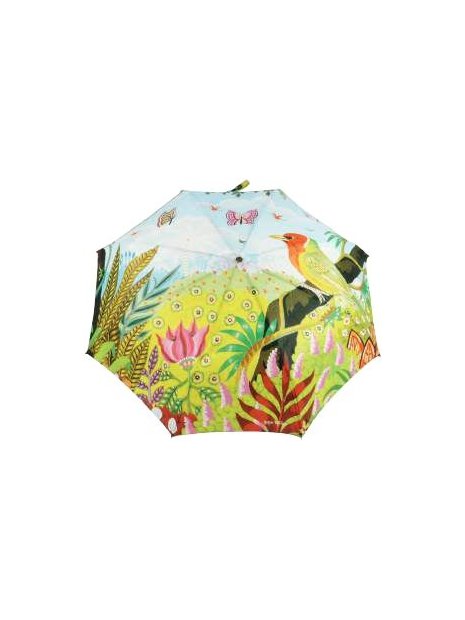 Guy De Jean AT3 - POLYESTER - PERROQUET parapluie pliant femme automatique perroquet petite-maroquinerie
