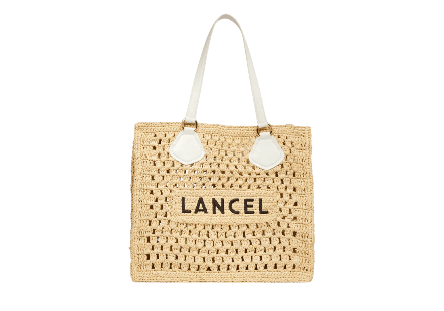 Lancel A13416 sac cabas lancel summer tote shopping