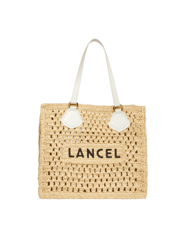 Lancel A13416 sac cabas lancel summer tote shopping