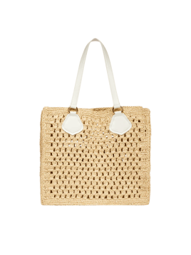 Lancel A13416 sac cabas lancel summer tote shopping