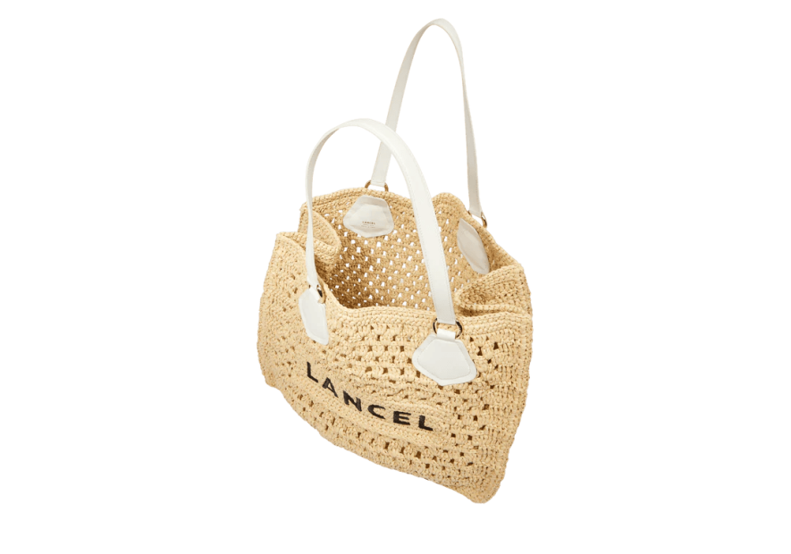 Lancel A13416 sac cabas lancel summer tote shopping