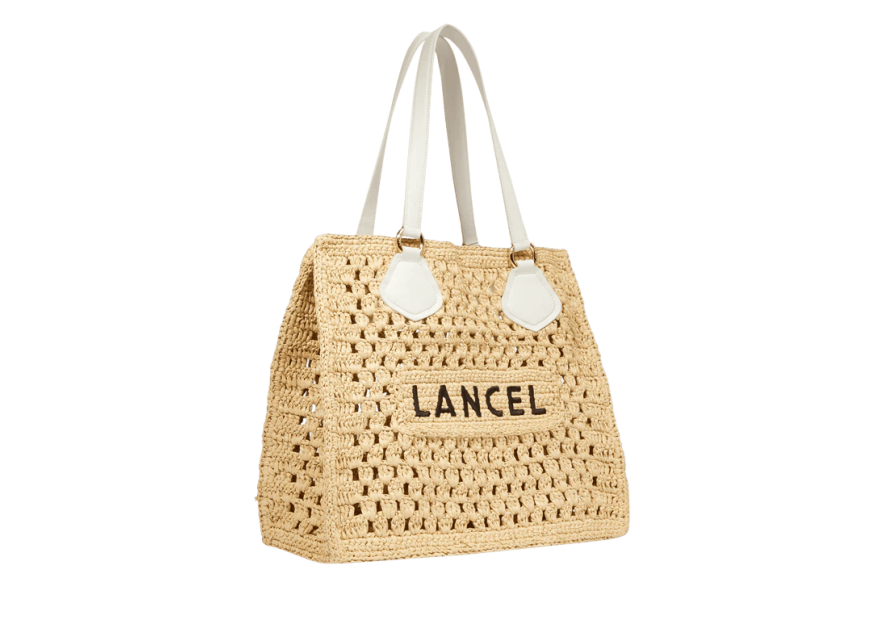 Lancel A13416 sac cabas lancel summer tote shopping