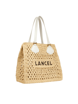 Lancel A13416 sac cabas lancel summer tote shopping