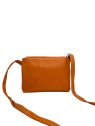 naterra factory NARA - CUIR D'AGNEAU - MANDARIN petit sac à rabat de naterra factory sacs-a-mains