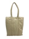 naterra factory PLUME - CUIR D'AGNEAU - CHALK sac cabas plume de naterra factory sac-a-main-shopping-toile-ou-cuir