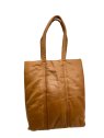 naterra factory PLUME - CUIR D'AGNEAU - TOFFEE sac cabas plume de naterra factory sac-a-main-shopping-toile-ou-cuir