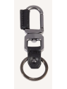 Lancel A13489 - CUIR DE VACHETTE - NOIR porte-cles mousqueton pcles-breloque