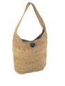 histoire de roseau 2842 - RAPHIA - NATUREL shopping porté épaules sac-a-main-shopping-toile-ou-cuir