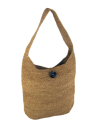 histoire de roseau 2842 - RAPHIA - THÉ shopping porté épaules sac-a-main-shopping-toile-ou-cuir