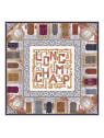 Longchamp 50641GSO - SOIE - ÉBÈNE carré de soie jardin parisien 90x90cm carre-de-soie