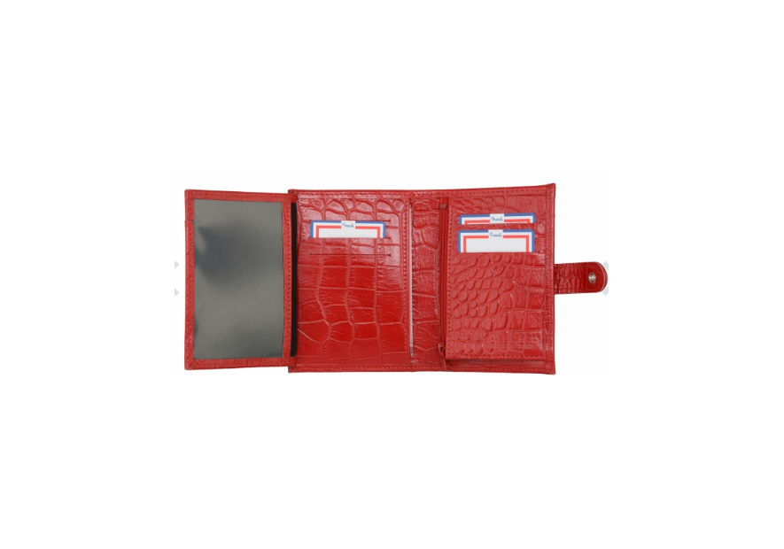 Frandi 682/32 RFID portefeuille imprimé croco patte pression pm Portefeuille Homme