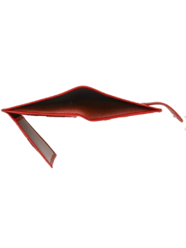 portefeuille imprimé croco patte pression 15cm