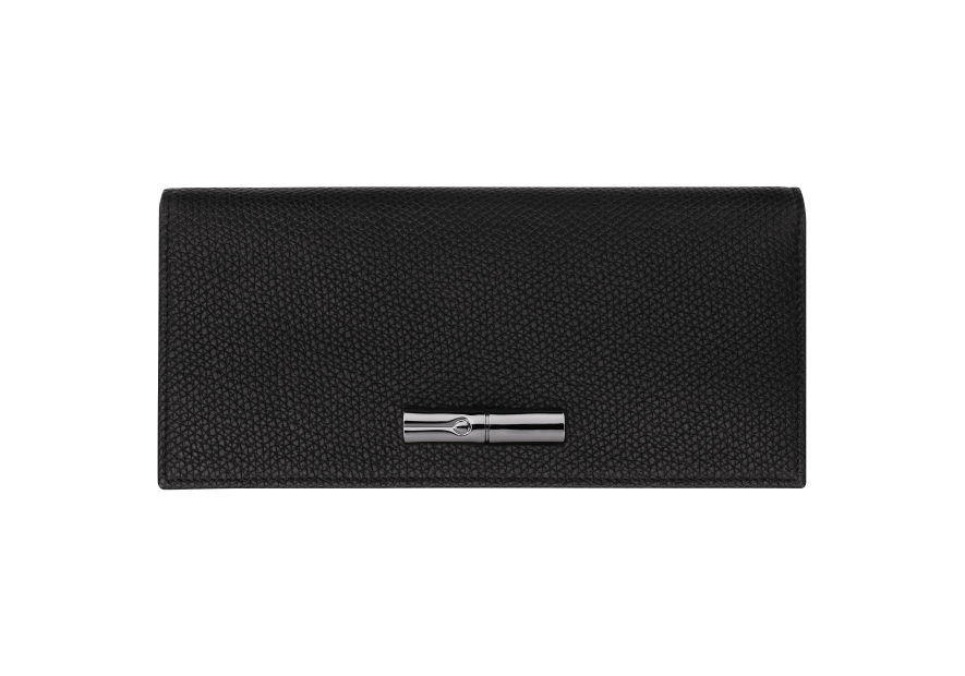 Longchamp 30050HFP porte monnaie rabat grand modèle roseau complet