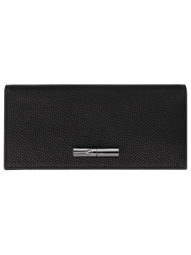 Longchamp 30050HFP porte monnaie rabat grand modèle roseau complet