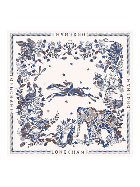 carré de soie 90x90 cm