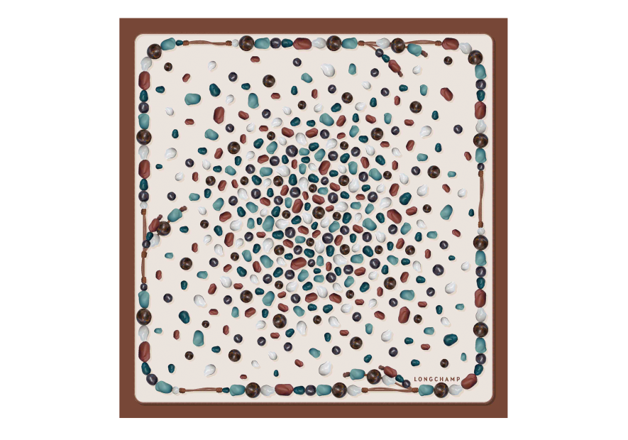 carré de soie 50x50cm