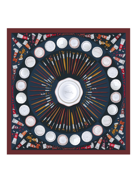 carré de soie 70x70 cm