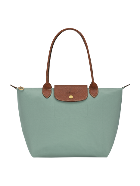 Longchamp 2605089 - NYLON ET CUIR - CELADO sac cabas m le pliage n'est pas format a4 sac-a-main-shopping-toile-ou-cuir