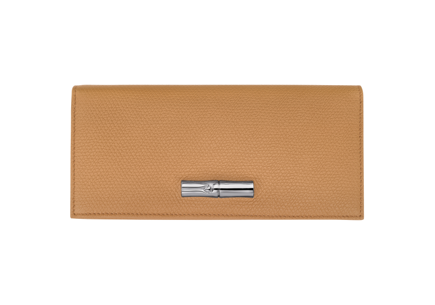 Longchamp 30050HFP porte monnaie rabat grand modèle roseau complet