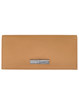 Longchamp 30050HFP porte monnaie rabat grand modèle roseau complet