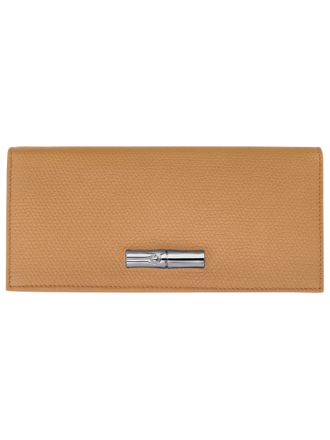 Longchamp 30050HFP - CUIR DE VACHETTE - NO porte monnaie rabat grand modèle roseau complet