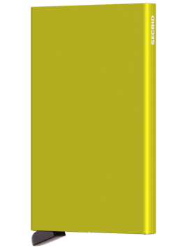 Secrid C - ALUMINIUM - LIME porte carte secrid cardprotector porte cartes