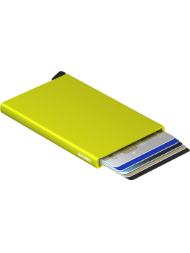 Secrid C - ALUMINIUM - LIME porte carte secrid cardprotector porte cartes