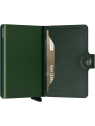 Secrid M - CUIR DE VACHETTE - GREEN porte cartes miniwallet original porte-cartes